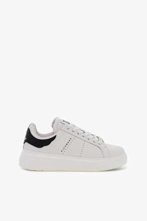 Sneakers ALEXANDER MCQUEEN in pelle bianco e nero