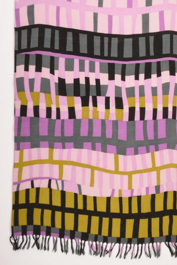 Sciarpa Stampata Multicolor Donna - 3