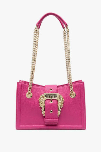 Borsa Viola Donna a spalla con fibbia - 6