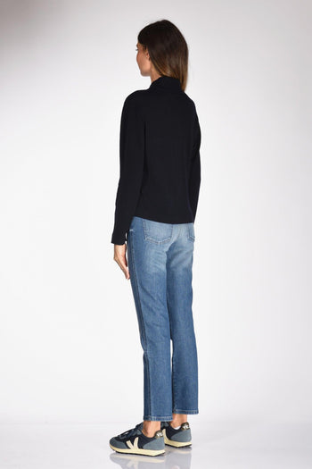 Maglia Cardigan Blu Donna - 5