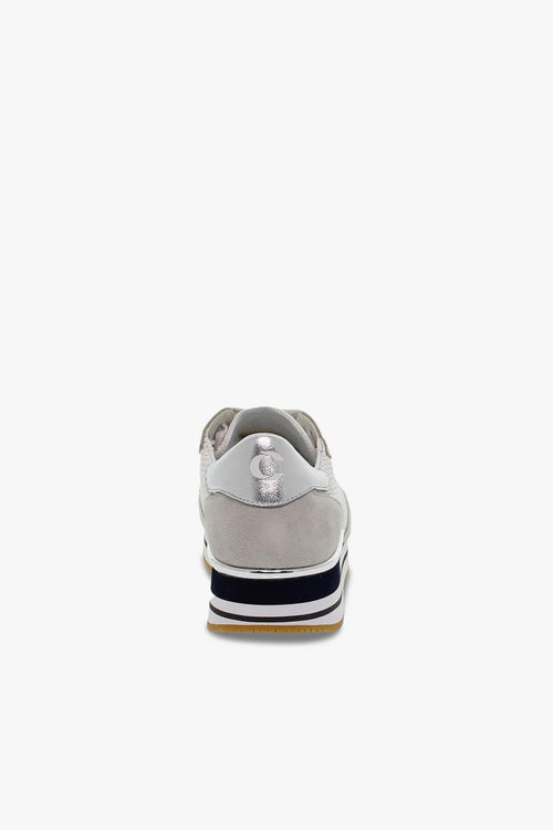 Sneakers DYNAMIC in pelle e camoscio bianco e grigio - 2