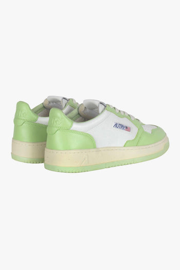 - Sneakers - 430075 - Bianco/Verde mela - 4