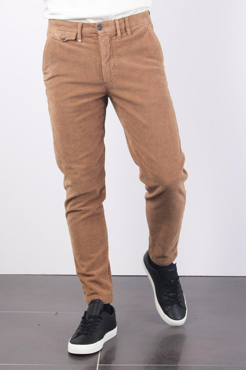 Pantalone Chino Velluto Cammello - 2