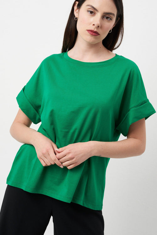 T-shirt manica corta verde