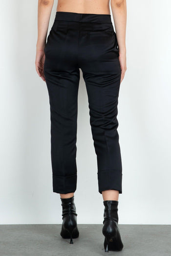 Pantalone Marguerite Duchesse Nero - 5