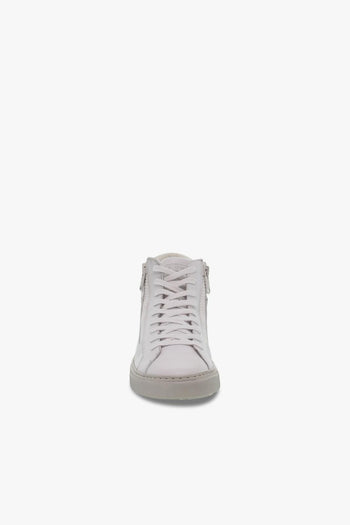 Sneakers DESTINY HI ZIP in pelle bianco Uomo Sneakers - 4