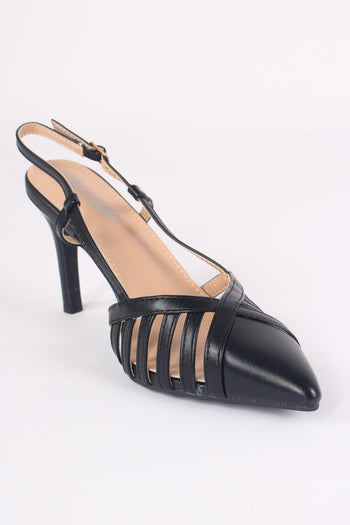 Sandalo Aperture Laterali Nero - 6