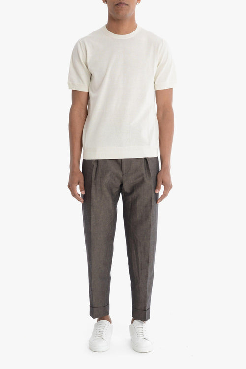 Maglia Bianco Uomo Maniche Corte