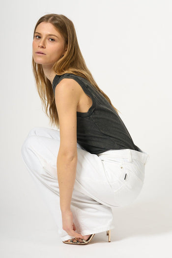 Jeans Bethany Bianco Donna - 3