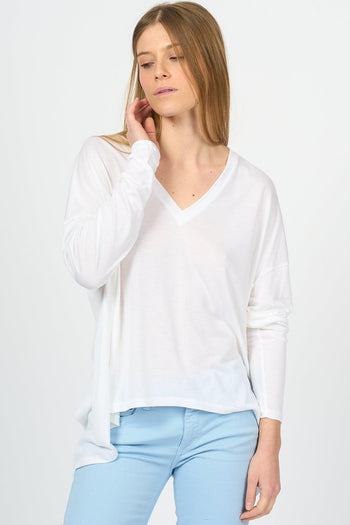 Maglia Catenelle Bianco Donna - 2
