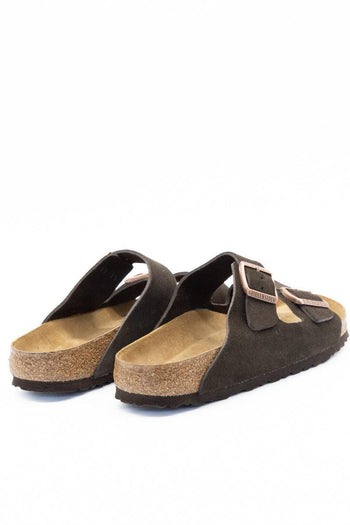 Ciabatta Arizona Suede Marrone Scuro Uomo - 6