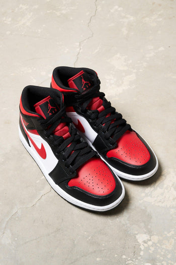 Sneakers 7818 Jordan 1 Mid Fire Red - 4