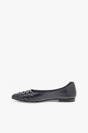 Décolleté GUCCI FLAT in pelle nero - 3