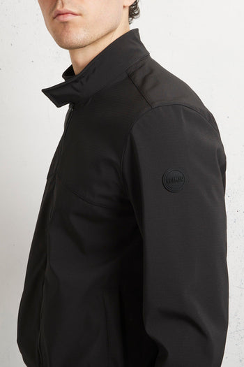 Bomber Softshell Nero Uomo - 2