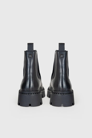 Stivaletto Beatle Genesis Stud Nero in Pelle Donna - 3