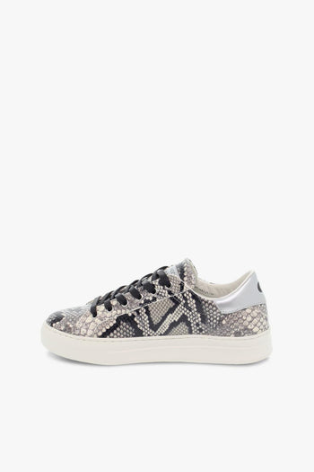 Sneakers LOW TOP CLASSIC in stampato e laminato roccia e argento - 3