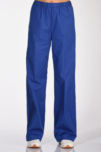 Pantalone Elastico Blu Chiaro Donna - 3