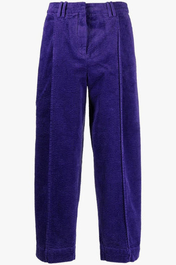 Pantalone Viola Velluto Millerighe - 4