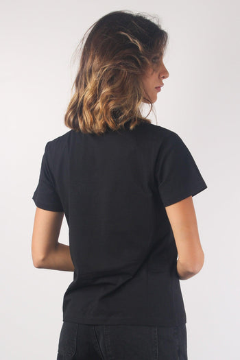 Quentin T-shirt Logo Strass Black - 2