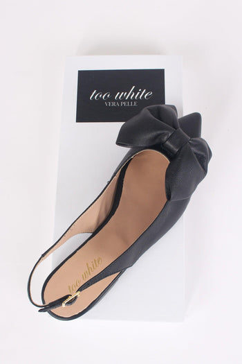Chanel Fiocco Vera Pelle Nero - 5