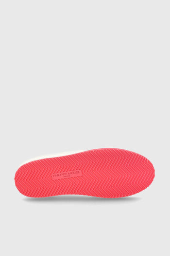 Sneaker Nice Veau Pelle Bianco/Fuxia - 5