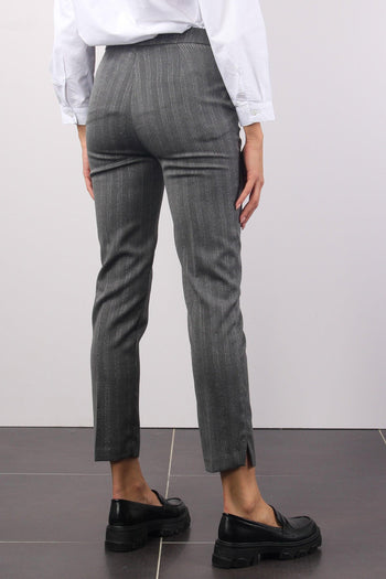 Pantalone New York Lurex Grigio - 3