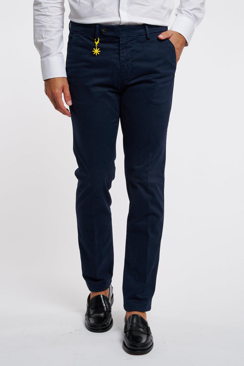 Pantalone slim in cotone stretch - 1