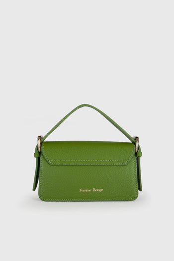 Borsa #Bag in Pelle Verde - 3