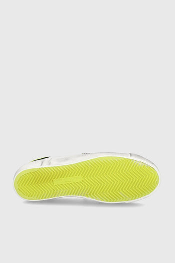 Sneaker Prsx Veau Broderie Blanc Jaune Bianco/giallo Fluo Uomo - 6