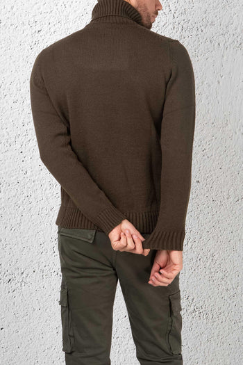 Dolcevita Misto Lana Verde Uomo - 5