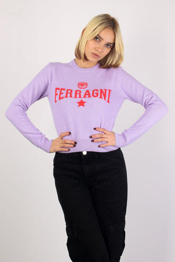 Girocollo Ferragni Purple Rose - 4