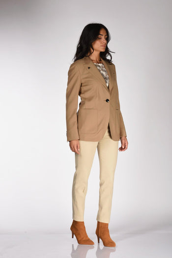 Blazer Monopetto Beige Donna - 4