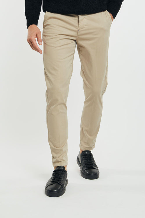 Pantalone chinos slim raso beige 233151-245