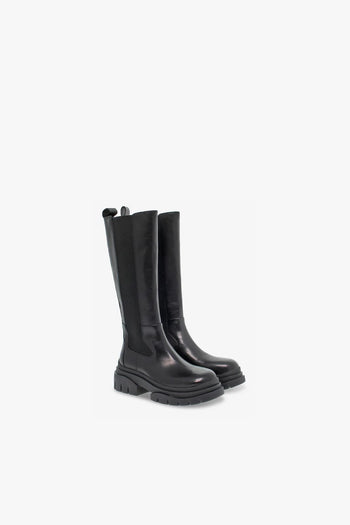 Stivale STONE BOOT in pelle nero - 5