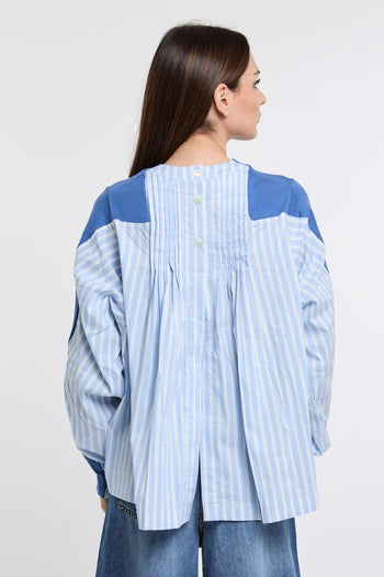 Maglia in cotone e popeline - 7
