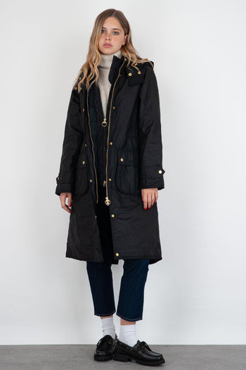 Parka Long Cannich Wax Nero - 6