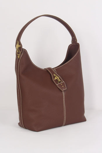 Borsa Hobo Ganci Marrone - 5