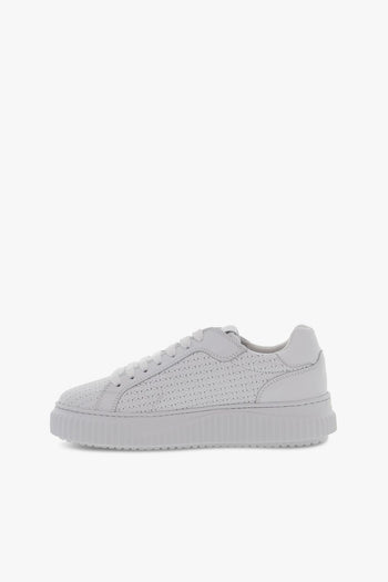 Sneakers LIPARI WOVEN in pelle bianco - 3