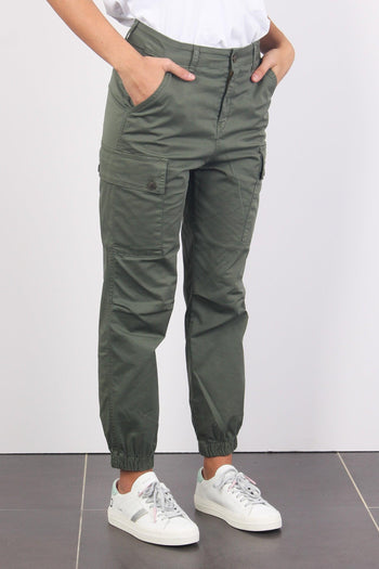Pantalone Cargo Bull Verde Militare - 7