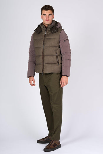 Piumino/Gilet Casciano Bomber Cacao Uomo - 5