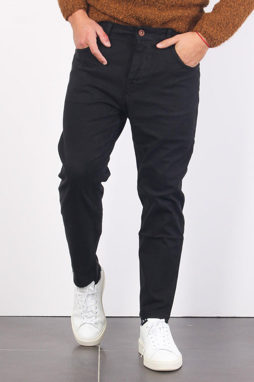 Pantalone 5 Tasche Black - 2