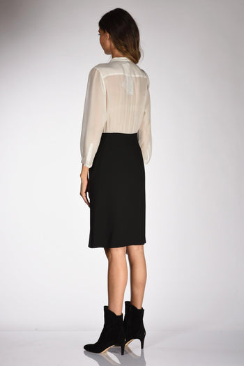 Abito Bitessuto Bianco/nero Donna - 5