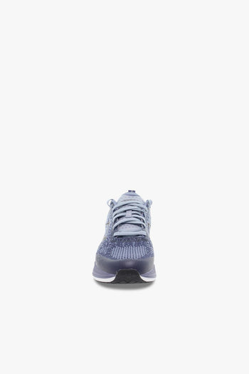 Sneakers HURACAN 3000 LACE UP M in tessuto e ecopelle blu e grigio - 4