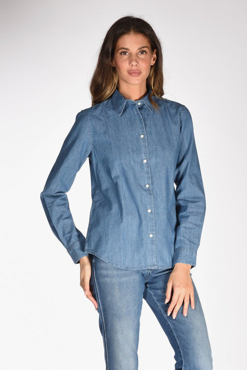 Camicia Denim Blu Jeans Donna