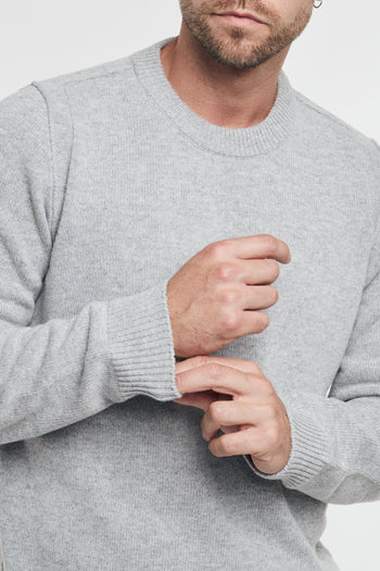 Maglia Lambswool Grigio Uomo - 7
