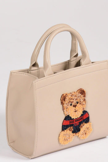 Paris Borsa Orsetto Beige Chiaro Donna - 4