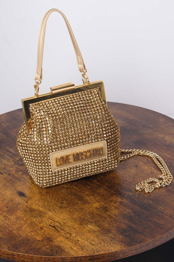 Borsa Cup Strass Metallo Oro - 5