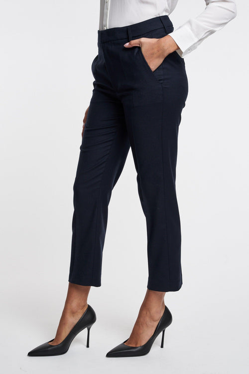 Pantalone Nima Zip Blu - 2