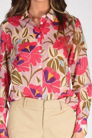 Camica Andreal Fucsia/multicolor Donna - 3