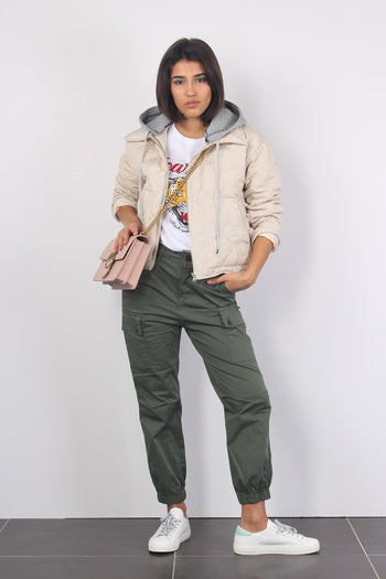 Pantalone Cargo Bull Verde Militare - 6